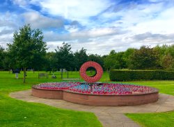 Poppy Memorial, Alrewas, Staffordshire Wallpaper