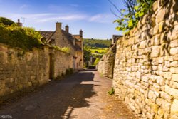 Lane in Painswick Wallpaper