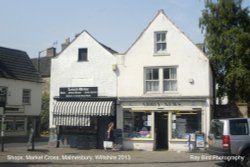 Shops,Malmesbury, Wiltshire 2013 Wallpaper