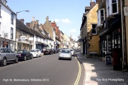 High Street, Malmesbury, Wiltshire 2013 Wallpaper