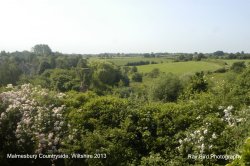 Malmesbury Countryside from Abbey Row, Wiltshire 2013 Wallpaper