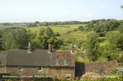 Malmesbury Countryside from Abbey Row, Wiltshire 2013 Wallpaper