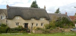 Thatched Cottages, Biddestone, Wiltshire 2013 Wallpaper