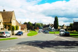 The Green, Biddestone, Wiltshire 2013 Wallpaper