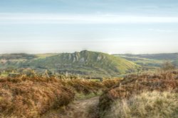 Chrome Hill from above Hollinsclough, Peak District National Park, Derbyshire Wallpaper