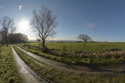 Farm Track above Meerbrook, Staffordshire Wallpaper