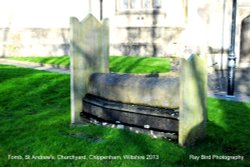 Old Tomb, St Andrews Churchyard, Chippenham, Wiltshire 2014 Wallpaper