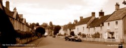 High Street, Badminton, Gloucestershire 2011 Wallpaper