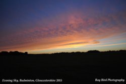 Evening Sky, Badminton, Gloucestershire 2015 Wallpaper