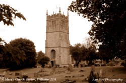St Mary's Church, Burton, Wiltshire 2011 Wallpaper
