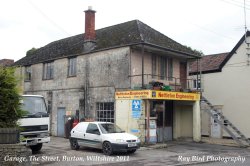 Garage, The Street, Burton, Wiltshire 2011 Wallpaper