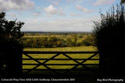 Cotswold Way View, Little Sodbury, Gloucestershire 2011 Wallpaper