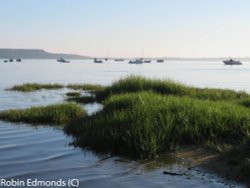 Evening serenity near Christchurch Wallpaper