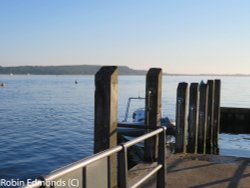 Jetty in Christchurch Harbour Wallpaper