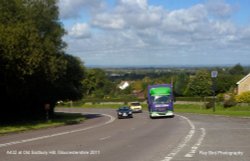 A432 at Old Sodbury Hill, Gloucestershire 2011 Wallpaper