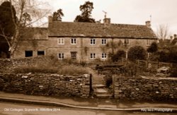 Old Cottages, The Street, Sopworth, Wiltshire 2014 Wallpaper