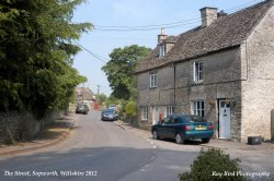 The Street, Sopworth, Wiltshire 2012 Wallpaper