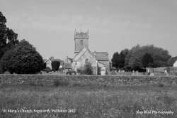 St Mary's Church, Sopworth, Wiltshire 2012 Wallpaper