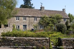 Old Cottages, The Street, Sopworth, Wiltshire 2012 Wallpaper