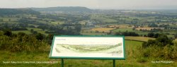 Severn Valley from Coaley Peak, nr Coaley, Gloucestershire 2013 Wallpaper