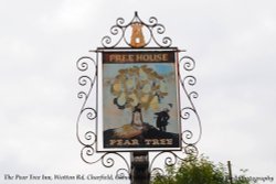 Pear Tree Inn Sign, Wotton Road, Charfield, Gloucestershire 2014 Wallpaper