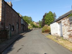 Wetheral, Cumbria - the road down to the river Eden Wallpaper