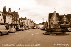 Broad St/Horse St Junction with War Memorial, Chipping Sodbury, Gloucestershire 2014 Wallpaper