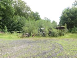 Tractor Graveyard Wallpaper