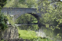 River Ure at West Tanfield Wallpaper