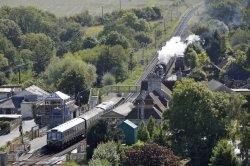 Corfe Castle Station on the Swanage Railway Wallpaper