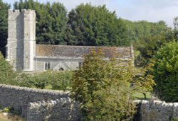 Whitcombe church Wallpaper