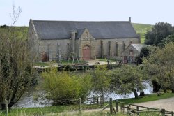 Abbotsbury, Dorset - Tythe Barn Wallpaper