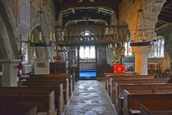 Hubberholme Church, Wharfedale, Yorkshire Wallpaper