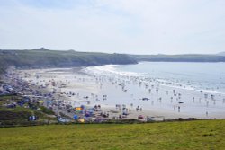 Whitesands Bay near St. Davids Wallpaper