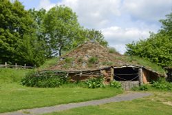 Cinderbury Iron Age Village Wallpaper