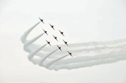 The Red Arrows at Swanage Air Show Wallpaper