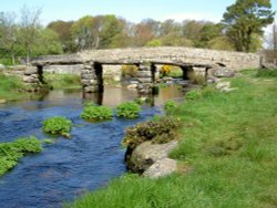 Clapper Bridge at Postbridge Wallpaper