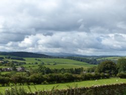 A VIEW FROM AINSTABLE LOOKING TOWARDS THE LAKE DISTRICT Wallpaper