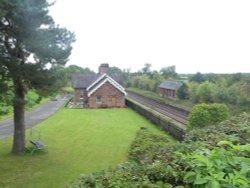 CUMWHINTON RAILWAY STATION,CUMBRIA,CLOSED TO TRAFFIC IN 1956 Wallpaper