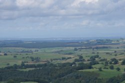 HARTSIDE IN THE PENNINES LOOKING NORTH TO CARLISLE Wallpaper