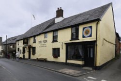 The Sun Inn at Clun Wallpaper