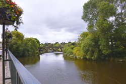 River Severn at Shrewsbury Wallpaper