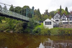 River Severn at Shrewsbury Wallpaper