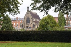 View from the river Severn at Shrewsbury Wallpaper