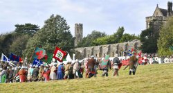 Battle of Hastings Reenactment at Battle Abbey Wallpaper