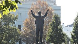 Gustav Holst Statue in Cheltenham Wallpaper