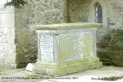 Tomb, St Mary's Churchyard, Acton Turville, Gloucestershire 2011 Wallpaper