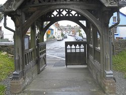 The Lynch Gate at St. John the Baptist Church, Bishop's Castle Wallpaper