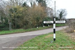 Signpost, Luckington Lane, nr Luckington, Wiltshire 2019 Wallpaper