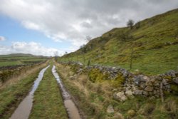 Muddy Track, Stanshope, Staffordshire Moorlands Wallpaper